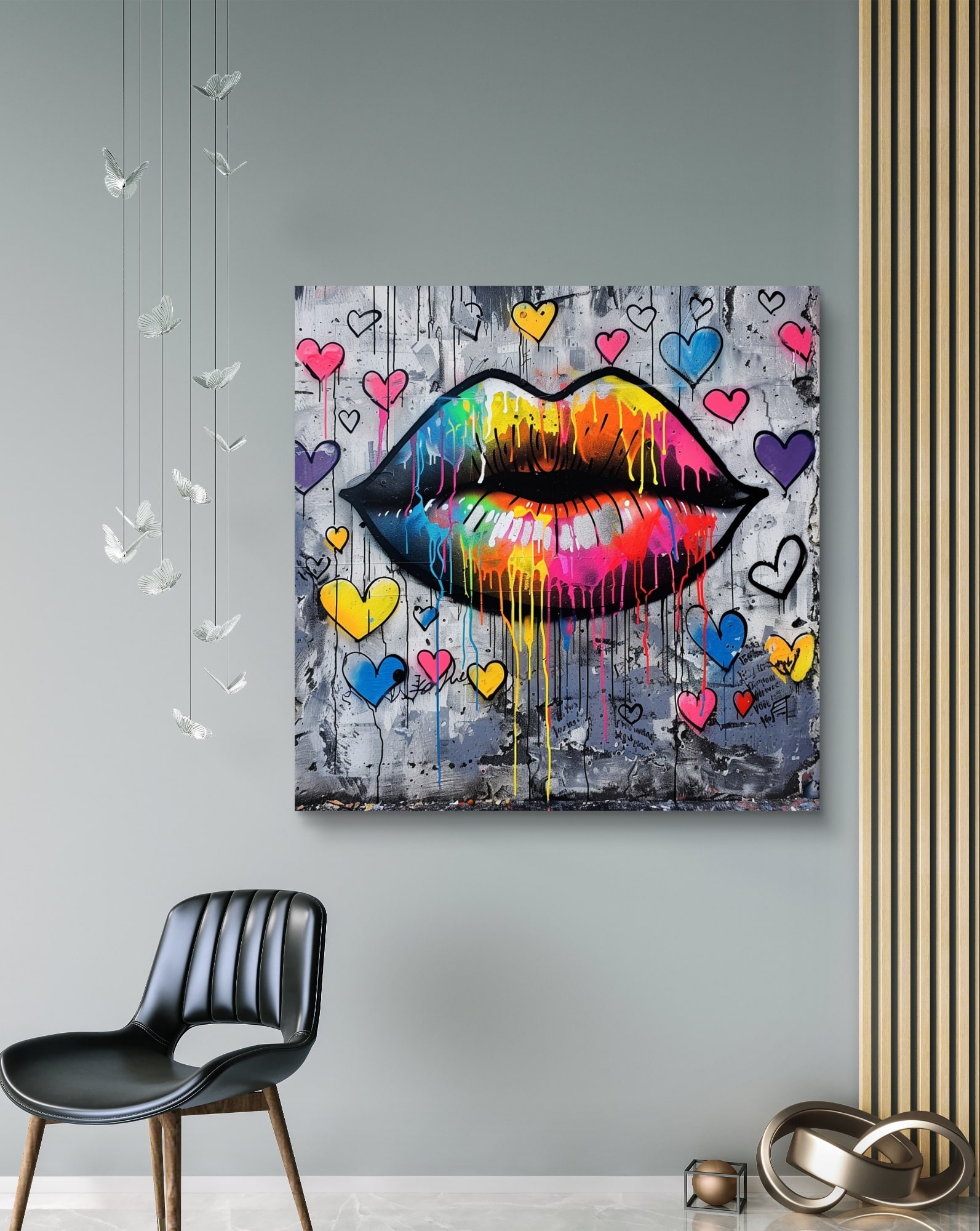 תמונת קנבס "נשיקת תשוקה"