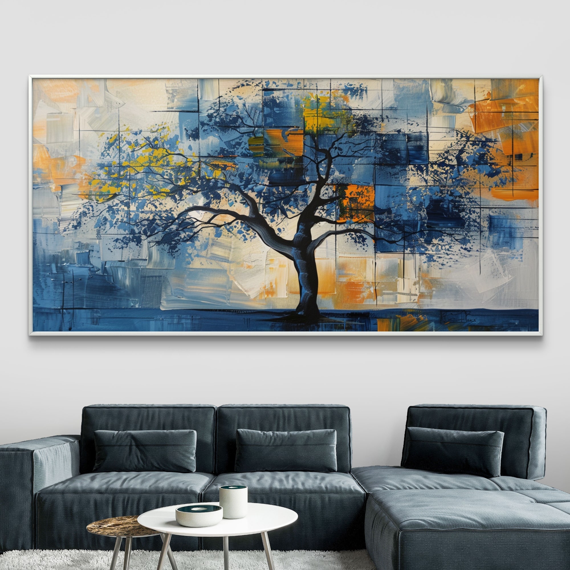 קנבס "עץ חלום כחול"